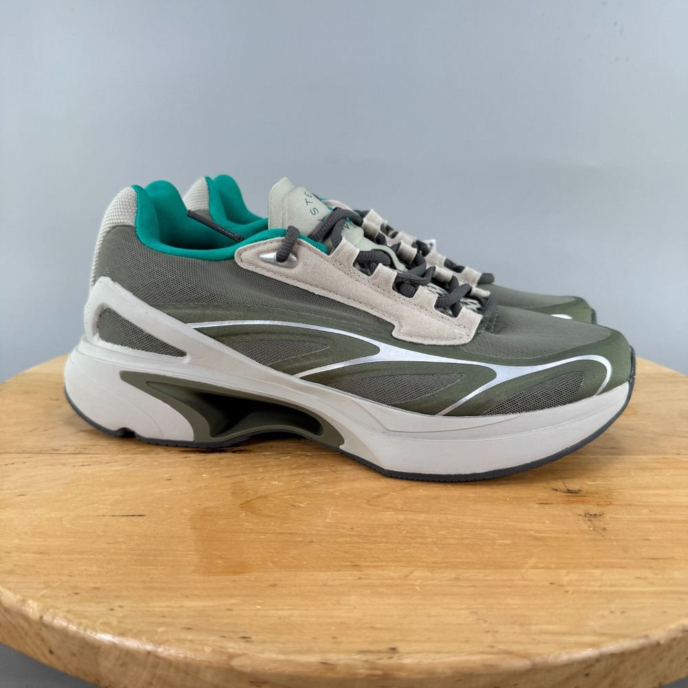 Mens 8 / Womens 9 Adidas x Stella McCartney Sportswear 2000 Running Shoes Green